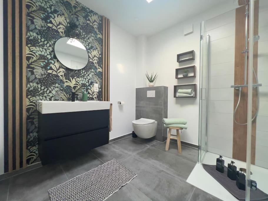 Apartment *75qm* Stilvolle + Waermekabine+netflix *